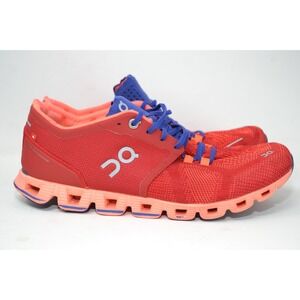 On Cloud Womens Cloud X Red Flash Running Shoes Sneakers Size 10.5‎